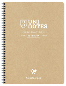 Clairefontaine Cahier à spirale UNI NOTES, A4, quadrillé