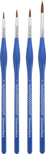 EBERHARD FABER Set de pinceaux synthétiques WINNER, 4 pièces