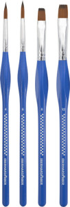 EBERHARD FABER Set de pinceaux synthétiques WINNER, 4 pièces