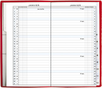 EXACOMPTA Agenda de poche EXAPLAN 16, 2027, Winner, assorti