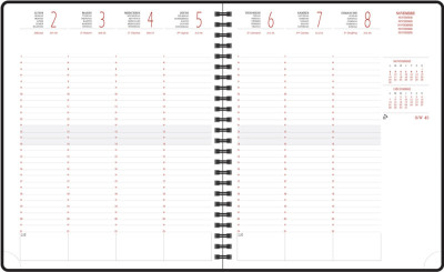 EXACOMPTA Agenda de bureau Eurotime 22S, Forever, 2027