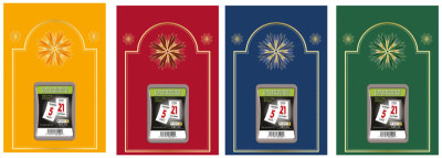 LECAS Bloc éphéméride neutre, 2027, plaque Skytos, assorti