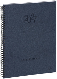 EXACOMPTA Agenda de bureau Consultations 29 S, 2027, bleu