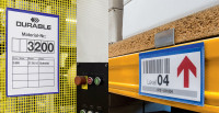 Restposten: DURABLE Kennzeichnungstasche, magnetisch, blau, Restposten: DURABLE Kennzeichnungstasche, magnetisch, blau,