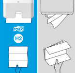 TORK Xpress Multifold Handtuchpapier, 212 x 240 mm, Z-Falz