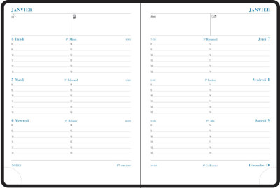 EXACOMPTA Agenda de bureau 
