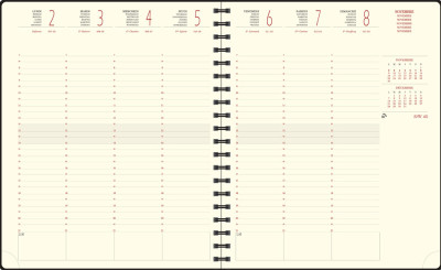 EXACOMPTA Agenda de bureau 