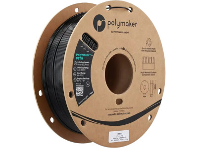 Polymaker PETG 1,75mm BLACK 1kg POLYMAKER 3D FILAMENT