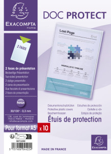 EXACOMPTA Etui de poche multi-usage, 1 volet, 75 x 120 mm