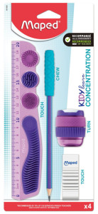 Maped Kit KIDY learn CONCENTRATION, 4 pièces, carte blister