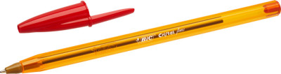BIC Stylo à bille Cristal Fine, rouge