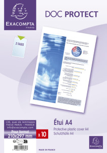EXACOMPTA Etui de protection Doc Protect, A5, PVC