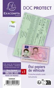 EXACOMPTA Etui de protection Doc Protect, A5, PVC