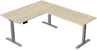 kerkmann Sitz-Steh-Schreibtisch Move New Base mit Anbau