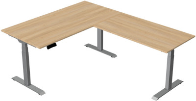 kerkmann Sitz-Steh-Schreibtisch Move New Base mit Anbau