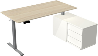 kerkmann Komplett-Arbeitsplatz Move New Base, ahorn