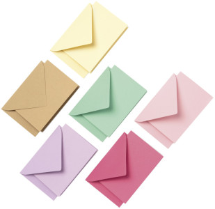 folia Carte pliante PASTEL, 105 x 148 mm, assorti