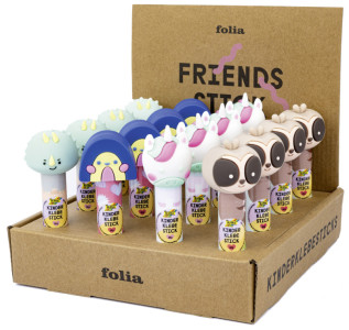 folia Bâton de colle à motif KIDS, en présentoir