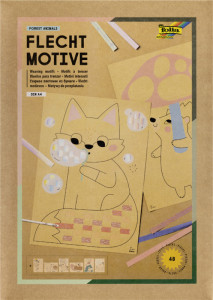 folia Motifs à tresser Animaux de la forêt, A4, 48 pièces