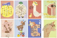 folia Motifs à tresser Ferme, 233 pièces