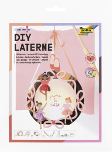 folia Lanterne DIY Tiny Dancers, or rose métallisé