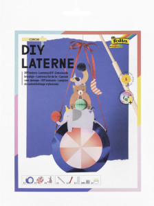 folia Lanterne DIY Circus, bleu métallisé