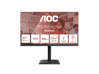 AOC : 27IN IPS 4K 400CD/ 2HDMI/DP/4USB/USB-C DOCK/HP/HAS