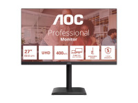 AOC : 27IN IPS 4K 400CD/ 2HDMI/DP/4USB/USB-C DOCK/HP/HAS