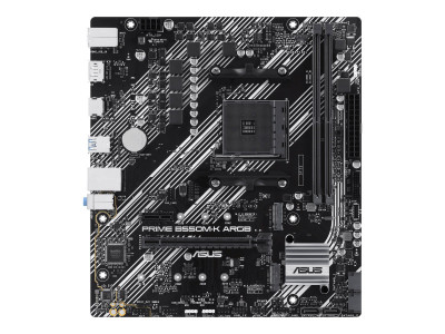 Asustek : PRIME B550M-K ARGB AMD B550 (RYZEN AM4) MATX MOTHERBOARD WIT