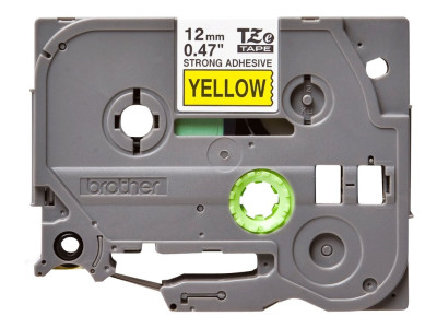 Brother : TZE-S631 LAMINATED tape 12MM 8M NOIR/JAUNE
