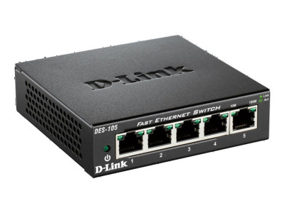D-Link : 5-PORT 10/100 METAL HOUSING DESKTOP SWITCH VER. D1