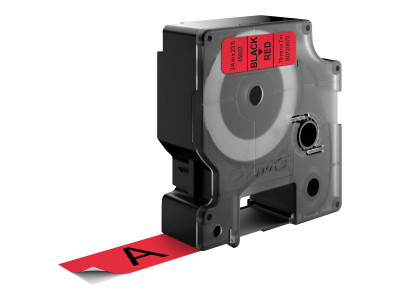 Dymo : 19X7-TAPE BLACK / RED .