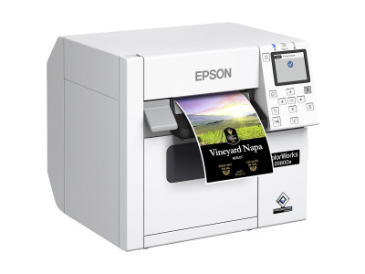 Epson : COLORWORKS CW-D3800E DESKTOP COLOUR LABEL printer MAX. 100 MM