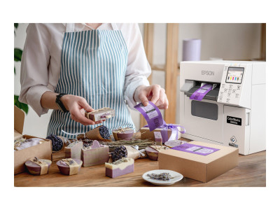Epson : COLORWORKS CW-D3800E DESKTOP COLOUR LABEL printer MAX. 100 MM