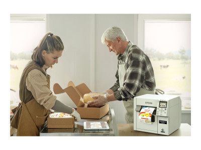 Epson : COLORWORKS CW-D3800E DESKTOP COLOUR LABEL printer MAX. 100 MM
