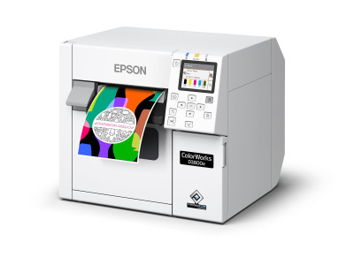Epson : COLORWORKS CW-D3800E DESKTOP COLOUR LABEL printer MAX. 100 MM