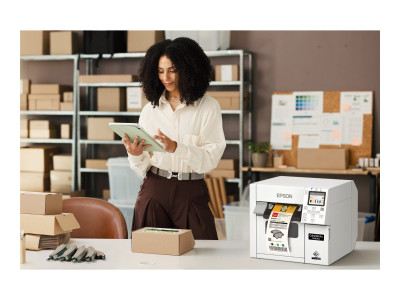 Epson : COLORWORKS CW-D3800E DESKTOP COLOUR LABEL printer MAX. 100 MM