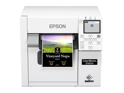 Epson : COLORWORKS CW-D3800E DESKTOP COLOUR LABEL printer MAX. 100 MM