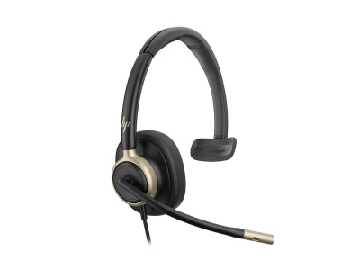 HP - Poly : HP POLY MISSION 815 MONAURAL USB WIRED HEADSET (BULK) WW