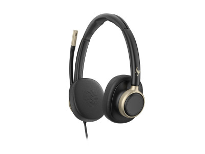 HP - Poly : HP POLY MISSION 825 STEREO USB WIRED HEADSET (BULK) WW