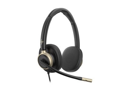 HP - Poly : HP POLY MISSION 825 STEREO USB WIRED HEADSET WW