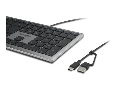 Kensington : KB515 EQ USB-C/USB-A WIRED KEYBOARD - US INTERNATIONAL