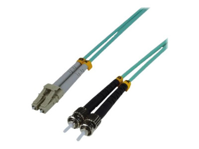 MCL Samar : FIBRE OPTIQUE OM3 DUPLEX 50/125 MULTIMODE - ST / LC - 15M