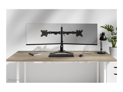 Neomounts : DS45-600BL2 DUAL MONITOR STAND - 10-32IN - 0-6 KG13 2 LBS (2X)