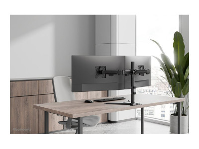 Neomounts : DS45-600BL2 DUAL MONITOR STAND - 10-32IN - 0-6 KG13 2 LBS (2X)