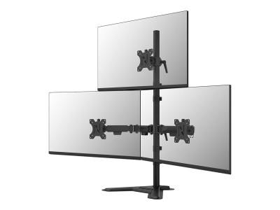 Neomounts : DS45-600BL2-1 TRIPLE MONITOR STAND - 10-32IN - 0-5 KG11 LBS (