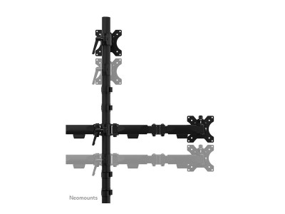 Neomounts : DS45-600BL2-1 TRIPLE MONITOR STAND - 10-32IN - 0-5 KG11 LBS (