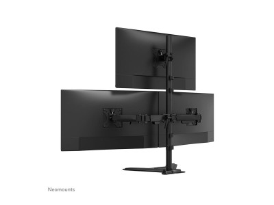 Neomounts : DS45-600BL2-1 TRIPLE MONITOR STAND - 10-32IN - 0-5 KG11 LBS (