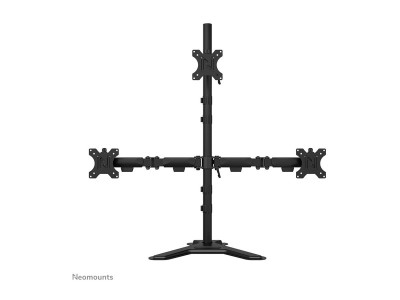 Neomounts : DS45-600BL2-1 TRIPLE MONITOR STAND - 10-32IN - 0-5 KG11 LBS (
