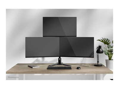 Neomounts : DS45-600BL2-1 TRIPLE MONITOR STAND - 10-32IN - 0-5 KG11 LBS (